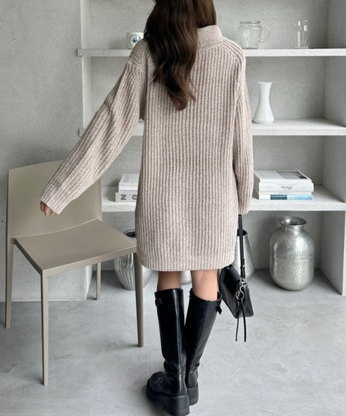 セール】【Ada.別注 U.S. POLO ASSN】セーラーカラー 畦編み ニット