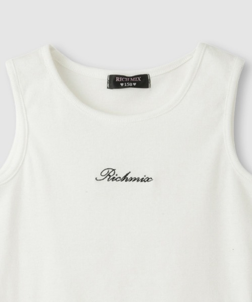 RICH MIX（リッチミックス）の「RICHMIX ジップアンサンブル【インナータンクトップ付き】（アンサンブル・キッズ・杢グレー/ブラック・150/140/130/160）」の7枚目の写真