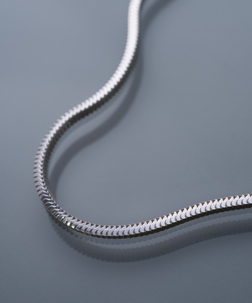 YArKA（ヤーカ）の「【YArKA/ヤーカ】quadrangular prism snake chain choker [qrhhu40] / 3D 四角スネークチェーンネックレス 40cm（ネックレス・メンズ・シルバー・FREE）」の10枚目の写真