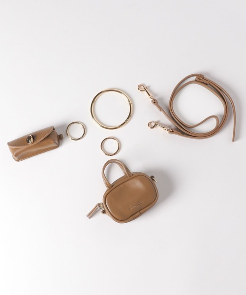 Andemiu（アンデミュウ）の「ボストンリップチャーム574980（ショルダーバッグ・レディース・ブラック/ボルドー/ブラウン・FREE）」の12枚目の写真