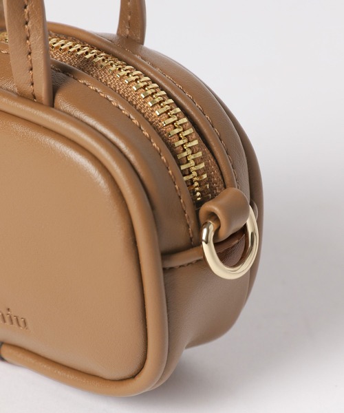 Andemiu（アンデミュウ）の「ボストンリップチャーム574980（ショルダーバッグ・レディース・ブラック/ボルドー/ブラウン・FREE）」の15枚目の写真