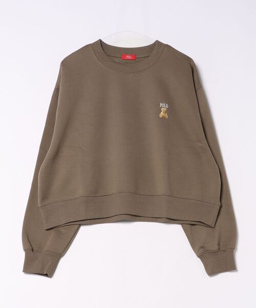POLO BCS(ポロ ビーシーエス)の「【POLO BCS】ZOZO限定商品 ワンポイントベア コンパクトスウェット(スウェット・レディース・ブラウン/ホワイト/ブラック/ネイビー/グレイッシュベージュ・L/M/S)」の5枚目の写真