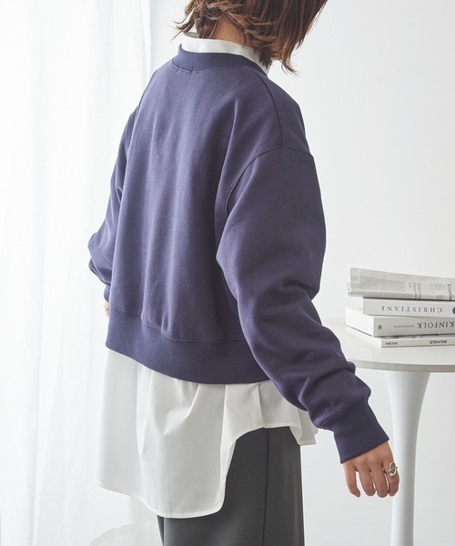 POLO BCS（ポロ ビーシーエス）の「【POLO BCS】ZOZO限定商品 ワンポイントベア　コンパクトスウェット（スウェット・レディース・ブラウン/ホワイト/ブラック/ネイビー・L/M/S）」の5枚目の写真