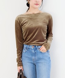 GREYCHORD | 【GREYCHORD】ベロアロングスリーブトップス-PETRA(Tシャツ/カットソー)