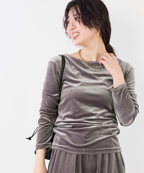 ラボット服 みみずくベロアカットソー ライトグレー LOVOT ウェア