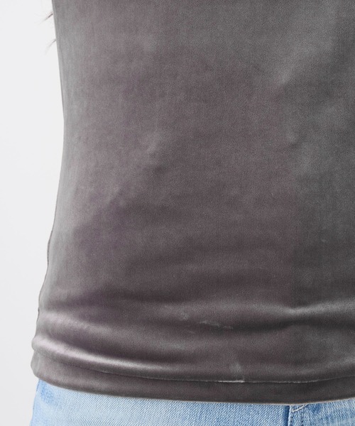 GREYCHORD（グレーコード）の「【GREYCHORD】ベロアロングスリーブトップス-PETRA（Tシャツ/カットソー・レディース・グレー/ベージュ・1）」の19枚目の写真