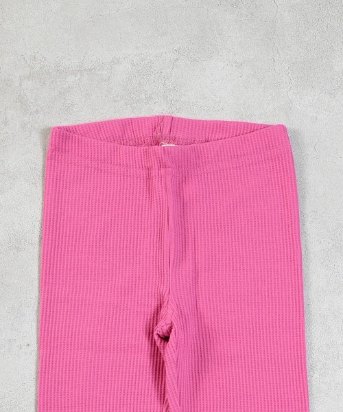 Life Support Products（ライフサポートプロダクツ）の「ワッフルレギンス（レギンス/スパッツ・キッズ・チャコール/イエロー/杢グレー/ピンク/ネイビー・90/100/110/120/80/130/95）」の10枚目の写真