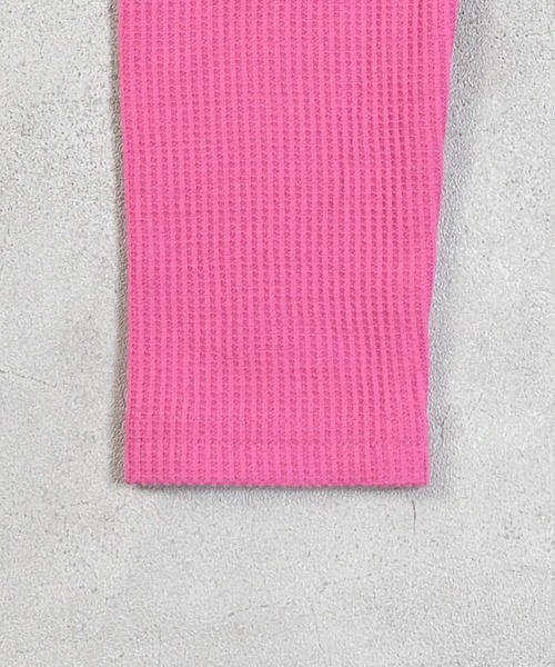 Life Support Products（ライフサポートプロダクツ）の「ワッフルレギンス（レギンス/スパッツ・キッズ・チャコール/イエロー/杢グレー/ピンク/ネイビー・90/100/110/120/80/130/95）」の15枚目の写真