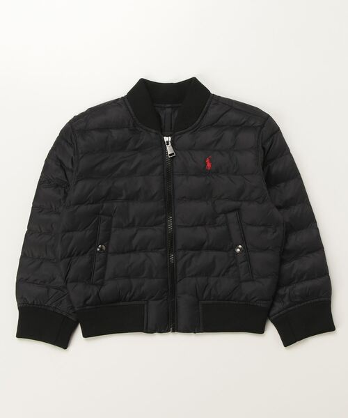 POLO RALPH LAUREN CHILDRENSWEAR(ポロ ラルフ ローレン チルドレンズウェア)の「キルテッド ベースボール ジャケット(その他アウター・キッズ・ブラック系1・3/4/6/7)」の3枚目の写真