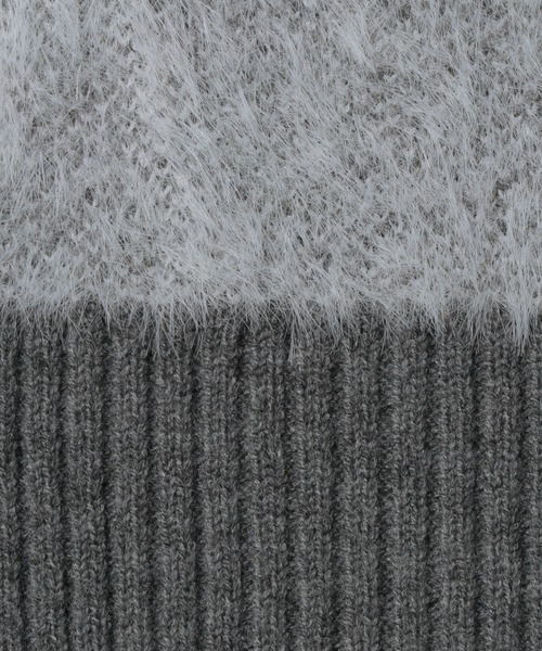 X-girl（エックスガール）の「LOGO AND BUNNY JACQUARD KNIT CARDIGAN（カーディガン/ボレロ・レディース・チャコール/ブラウン・ONE SIZE）」の12枚目の写真