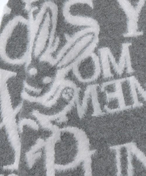 X-girl（エックスガール）の「LOGO AND BUNNY JACQUARD KNIT CARDIGAN（カーディガン/ボレロ・レディース・チャコール/ブラウン・ONE SIZE）」の10枚目の写真