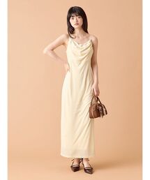 LILY BROWN | カップインベロアドレープキャミワンピース(ワンピース)