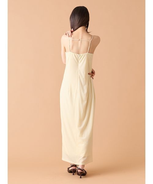 カップインベロアドレープキャミワンピース（ワンピース）｜LILY