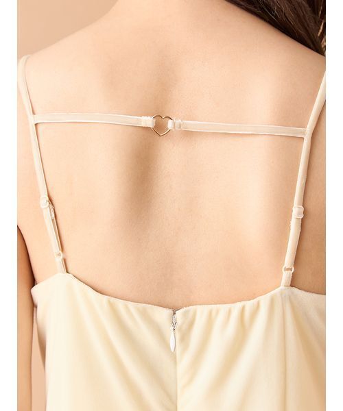 LILY BROWN(リリーブラウン)の「カップインベロアドレープキャミワンピース(ワンピース・レディース・ブラウン/チェック/オフホワイト・F)」の13枚目の写真