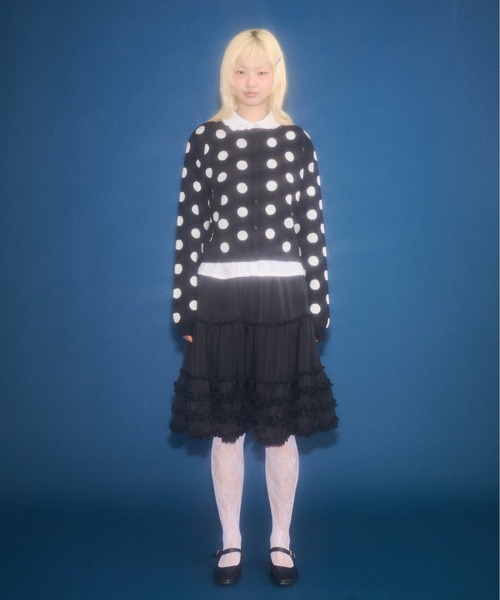 セール】dots & stars cardigan / ドット・星柄カーディガン