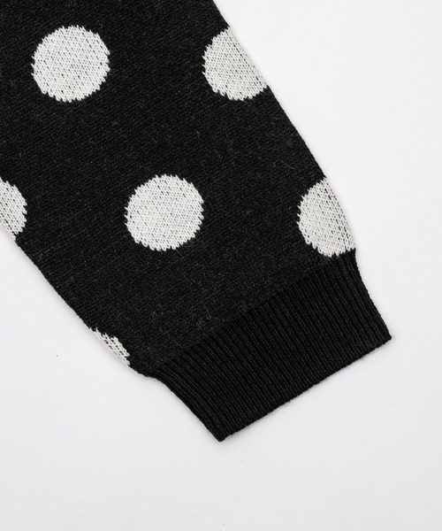 FEKETE（フェケテ）の「dots & stars cardigan / ドット・星柄カーディガン（カーディガン/ボレロ・レディース・ブラック/ライトブルー・LARGE/MEDIUM/SMALL）」の17枚目の写真