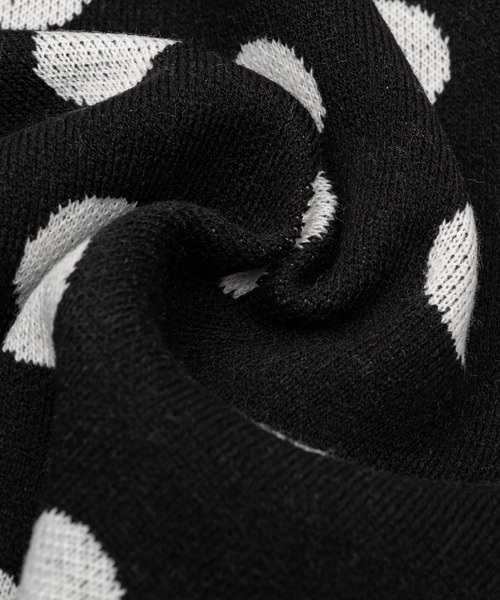 FEKETE（フェケテ）の「dots & stars cardigan / ドット・星柄カーディガン（カーディガン/ボレロ・レディース・ブラック/ライトブルー・LARGE/MEDIUM/SMALL）」の18枚目の写真