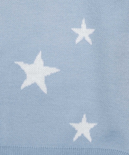 FEKETE（フェケテ）の「dots & stars cardigan / ドット・星柄カーディガン（カーディガン/ボレロ・レディース・ブラック/ライトブルー・LARGE/MEDIUM/SMALL）」の22枚目の写真