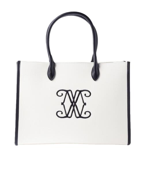INGNI(イング)の「ロゴトートバッグ(トートバッグ・レディース・ホワイト×ブラック/ブラック系その他2/ホワイト系その他5・-)」の10枚目の写真