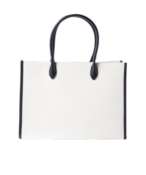 INGNI(イング)の「ロゴトートバッグ(トートバッグ・レディース・ホワイト×ブラック/ブラック系その他2/ホワイト系その他5・-)」の12枚目の写真