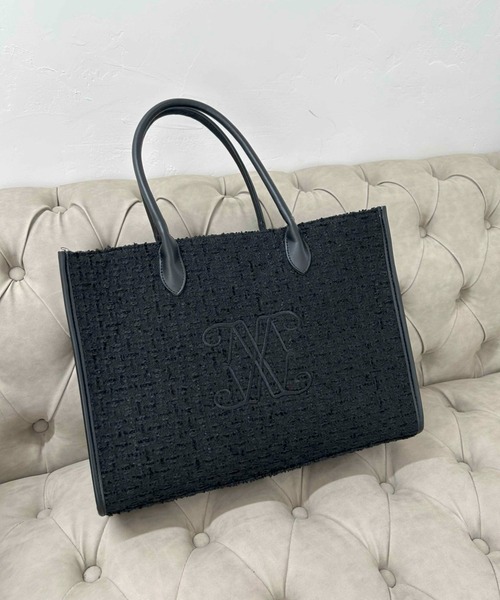 INGNI(イング)の「ロゴトートバッグ(トートバッグ・レディース・ホワイト×ブラック/ブラック系その他2/ホワイト系その他5・-)」の9枚目の写真