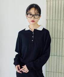 LEPSIM | 12ゲージレイヤーカラーポロ　578278(ニット/セーター)