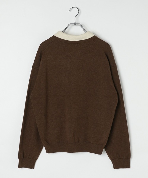 LEPSIM（レプシィム）の「12ゲージレイヤーカラーポロ　578278（ニット/セーター・レディース・ブラック/グレー/ブラウン・FREE）」の10枚目の写真