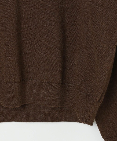 LEPSIM（レプシィム）の「12ゲージレイヤーカラーポロ　578278（ニット/セーター・レディース・ブラック/グレー/ブラウン・FREE）」の4枚目の写真