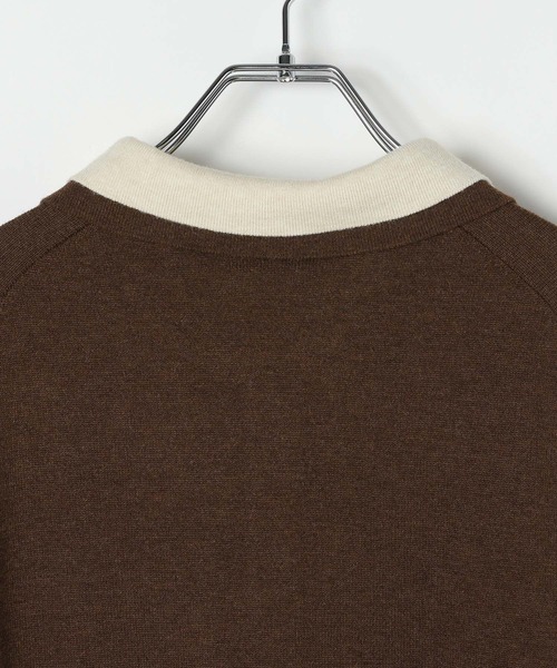 LEPSIM（レプシィム）の「12ゲージレイヤーカラーポロ　578278（ニット/セーター・レディース・ブラック/グレー/ブラウン・FREE）」の5枚目の写真
