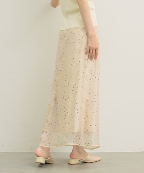 NEUNA(ヌナ)の「シアードットマーメイドスカート(スカート・レディース・ブラック/アイボリー・MEDIUM/SMALL)」の21枚目の写真