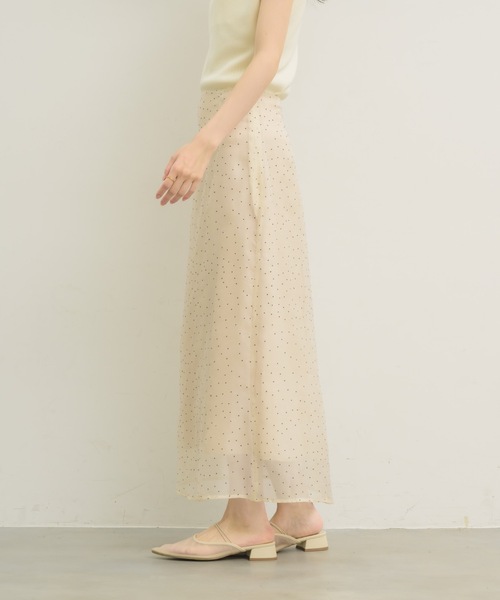 NEUNA(ヌナ)の「シアードットマーメイドスカート(スカート・レディース・ブラック/アイボリー・MEDIUM/SMALL)」の18枚目の写真