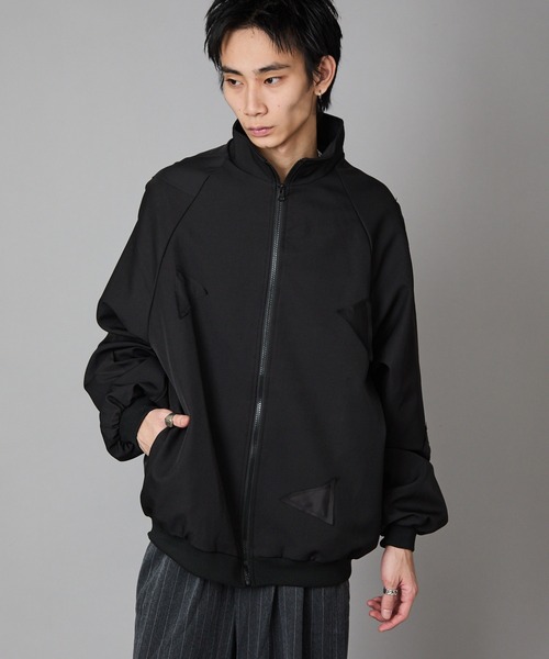 Theater code（シアターコード）の「Switching Full-Zip Blouson / 切り替え風 パッチワーク風 フルジップブルゾン 秋 秋服メンズ 2026年秋冬（ブルゾン・メンズ・ブラック/グレー・M/L）」の13枚目の写真