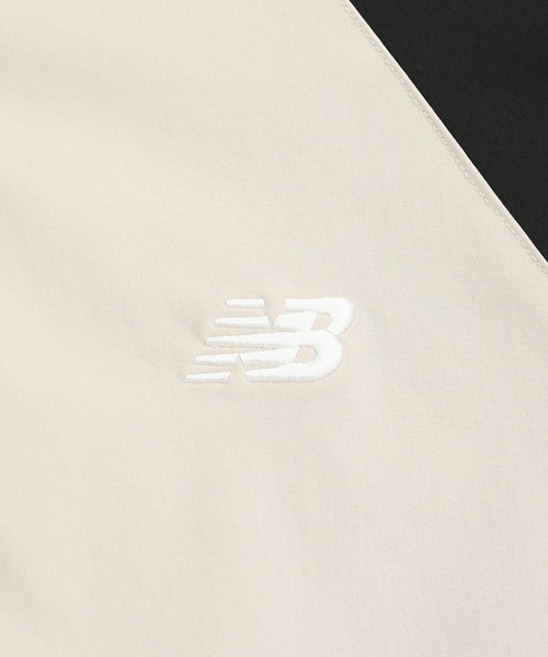 NEW BALANCE(ニューバランス)の「裏起毛トリコットラインドジャケット(ジャージ・レディース・グレイッシュベージュ/ブラック・SMALL/MEDIUM/X-LARGE/LARGE)」の4枚目の写真