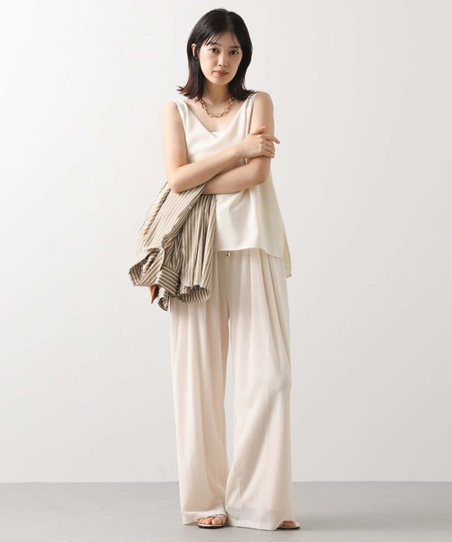 Gready Brilliant（グレディブリリアン）の「ＬＵＷストラップキャミ（キャミソール・レディース・アイボリー/ベージュ・38）」の12枚目の写真