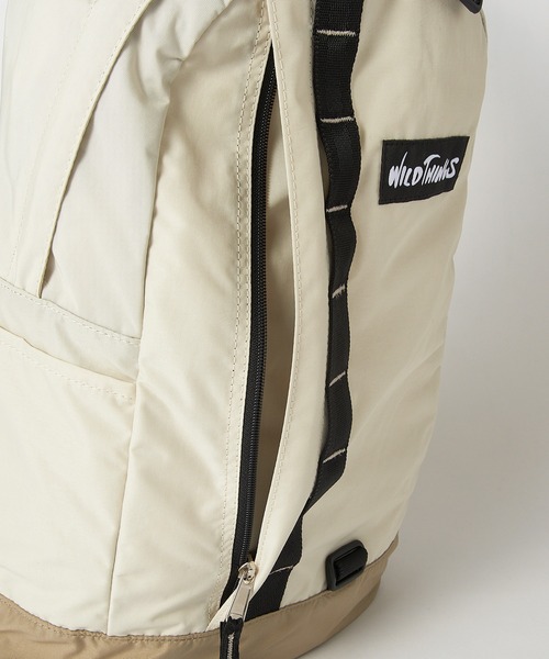 WILD THINGS（ワイルドシングス）の「【WILD THINGS】デイパック　15L　WT-380-3802（バックパック/リュック・メンズ・ブラック/グレー/ベージュ・FREE）」の8枚目の写真
