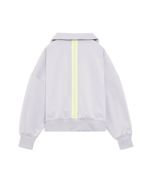 PUMA（プーマ）の「PUMA プーマ ウィメンズ トレーニング トレイン エッジ ニット ハーフジッ（スウェット・レディース・オフホワイト/ダークグレー/ライラック・SMALL/MEDIUM/LARGE/X-LARGE）」の7枚目の写真