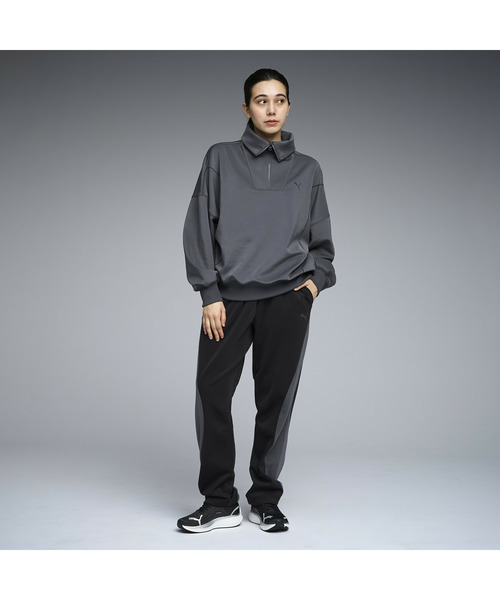 PUMA（プーマ）の「PUMA プーマ ウィメンズ トレーニング トレイン エッジ ニット ハーフジッ（スウェット・レディース・オフホワイト/ダークグレー/ライラック・SMALL/MEDIUM/LARGE/X-LARGE）」の12枚目の写真