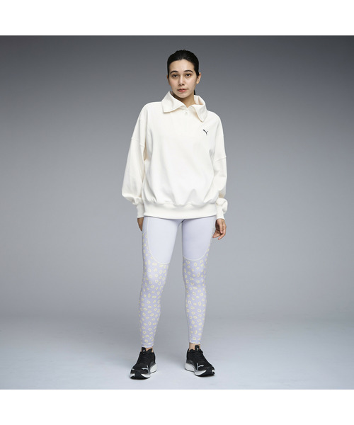 PUMA（プーマ）の「PUMA プーマ ウィメンズ トレーニング トレイン エッジ ニット ハーフジッ（スウェット・レディース・オフホワイト/ダークグレー/ライラック・SMALL/MEDIUM/LARGE/X-LARGE）」の19枚目の写真