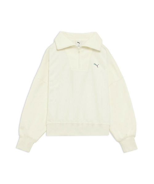 PUMA（プーマ）の「PUMA プーマ ウィメンズ トレーニング トレイン エッジ ニット ハーフジッ（スウェット・レディース・オフホワイト/ダークグレー/ライラック・SMALL/MEDIUM/LARGE/X-LARGE）」の20枚目の写真