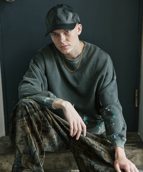 JOURNAL STANDARD(ジャーナルスタンダード)の「TRISECT2 / スプラッシュ ダメージ スウェット(スウェット・メンズ・グリーン/ブラック系その他・MEDIUM/LARGE)」の11枚目の写真