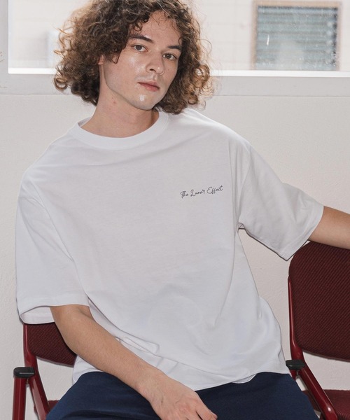 CAMBIO(カンビオ)の「mt9991- プリントT_Gravity Tシャツ(2502110MCB)(Tシャツ/カットソー・メンズ・ホワイト/ブラック/ブルー系その他・L/XL/S/M)」の2枚目の写真