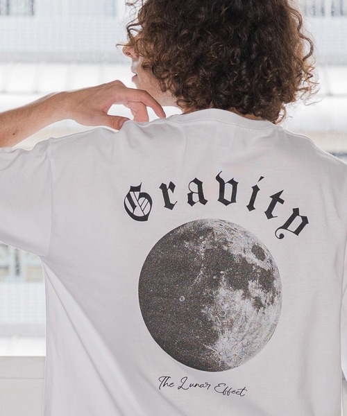 CAMBIO(カンビオ)の「mt9991- プリントT_Gravity Tシャツ(2502110MCB)(Tシャツ/カットソー・メンズ・ホワイト/ブラック/ブルー系その他・L/XL/S/M)」の5枚目の写真