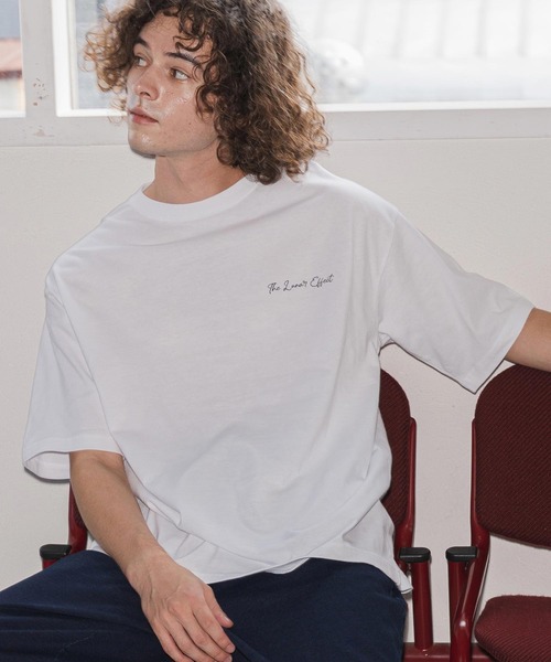 CAMBIO(カンビオ)の「mt9991- プリントT_Gravity Tシャツ(2502110MCB)(Tシャツ/カットソー・メンズ・ホワイト/ブラック/ブルー系その他・L/XL/S/M)」の6枚目の写真