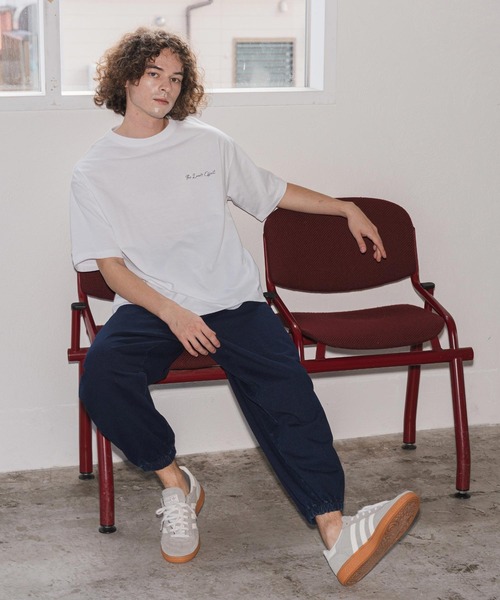 CAMBIO(カンビオ)の「mt9991- プリントT_Gravity Tシャツ(2502110MCB)(Tシャツ/カットソー・メンズ・ホワイト/ブラック/ブルー系その他・L/XL/S/M)」の7枚目の写真