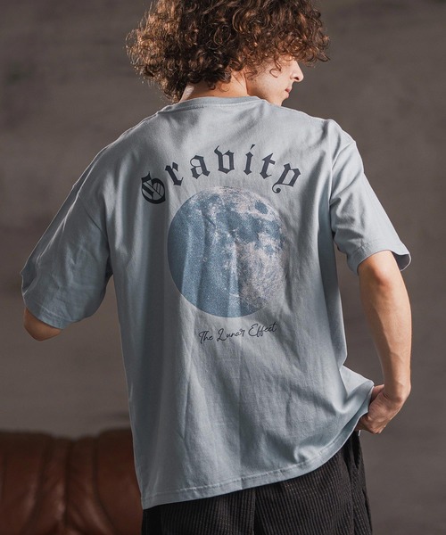 CAMBIO(カンビオ)の「mt9991- プリントT_Gravity Tシャツ(2502110MCB)(Tシャツ/カットソー・メンズ・ホワイト/ブラック/ブルー系その他・L/XL/S/M)」の18枚目の写真