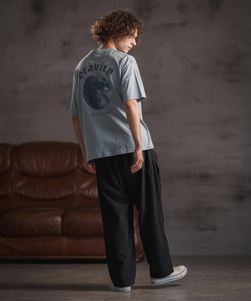 CAMBIO(カンビオ)の「mt9991- プリントT_Gravity Tシャツ(2502110MCB)(Tシャツ/カットソー・メンズ・ホワイト/ブラック/ブルー系その他・L/XL/S/M)」の19枚目の写真