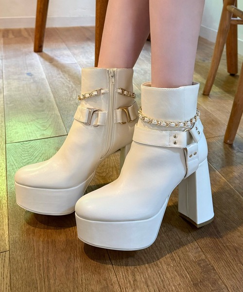 セール】マルチway厚底ショートブーツ（ブーツ）｜ROYAL PARTY