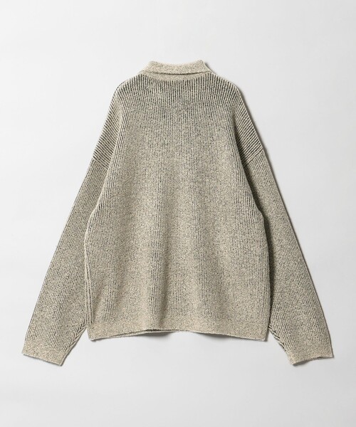 ループヤーン プレーティング ポロシャツ（ニット/セーター）｜MONKEY