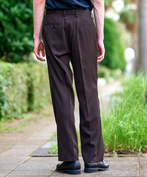 DRESSTERIOR(ドレステリア)の「【セットアップ可】ブラウンツイル ツータックパンツ(その他パンツ・メンズ・ブラウン系その他・76/79/82/85)」の8枚目の写真