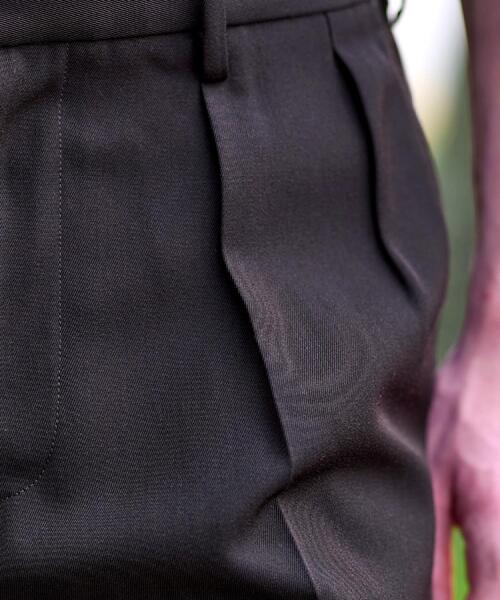 DRESSTERIOR(ドレステリア)の「【セットアップ可】ブラウンツイル ツータックパンツ(その他パンツ・メンズ・ブラウン系その他・76/79/82/85)」の11枚目の写真